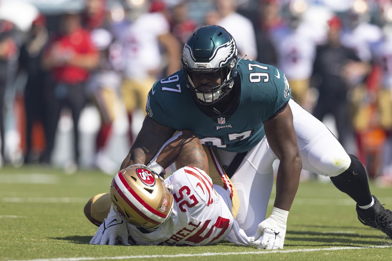 Javon Hargrave San Francisco 49ers v Philadelphia Eagles