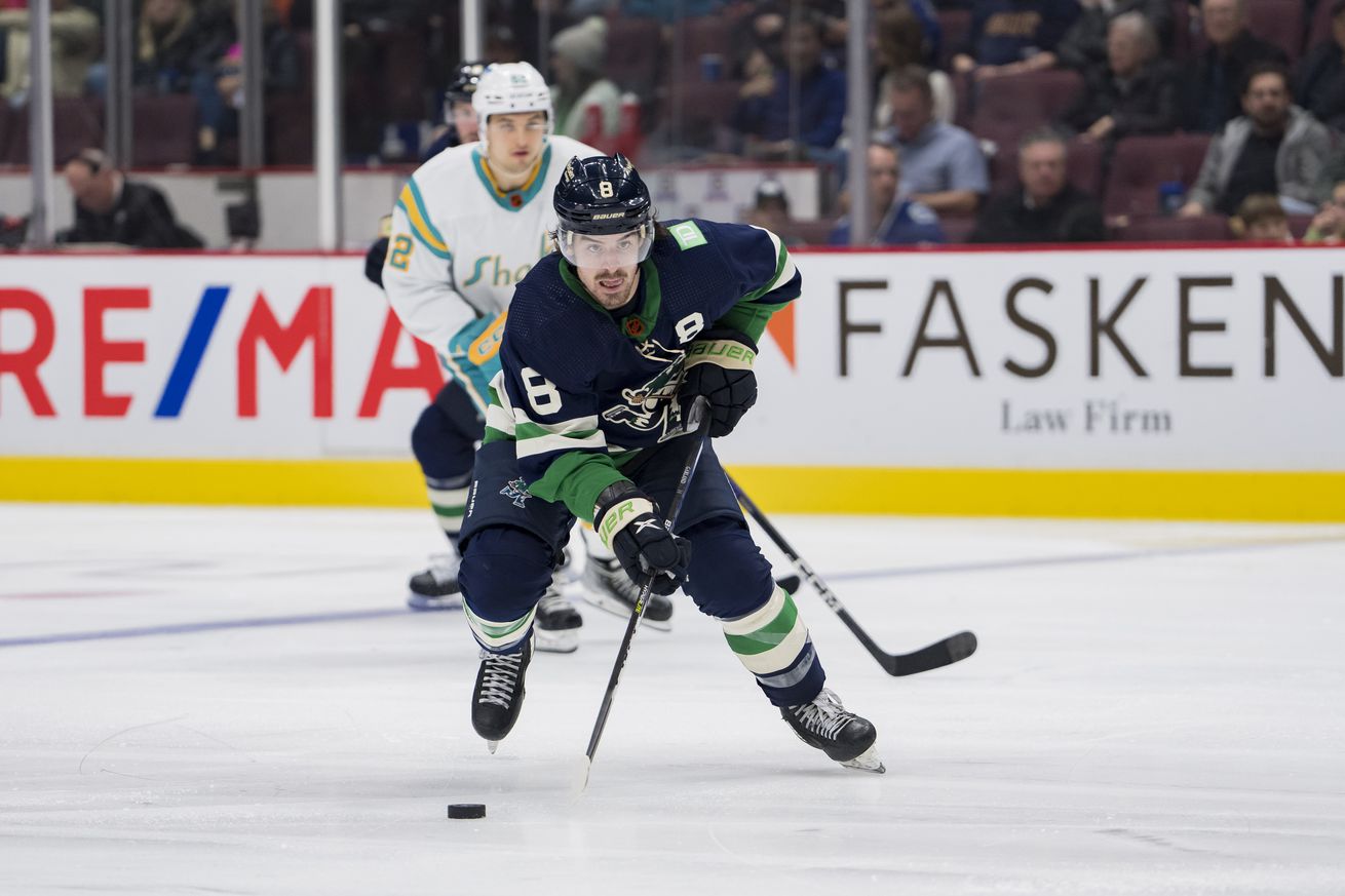 NHL: San Jose Sharks at Vancouver Canucks