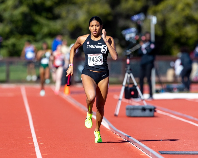This Week in Sports: A four-peat for men’s gymnastics 3 A woman running on a track