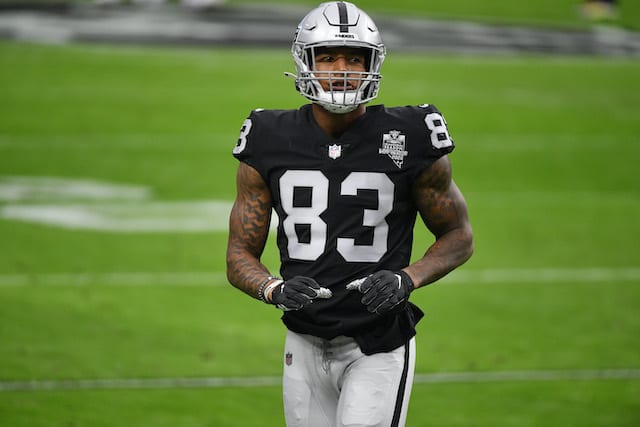 Ethan Miller-Getty Images Darren Waller, Raiders, Giants