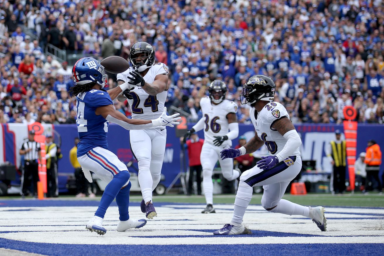 NFL: Baltimore Ravens at New York Giants