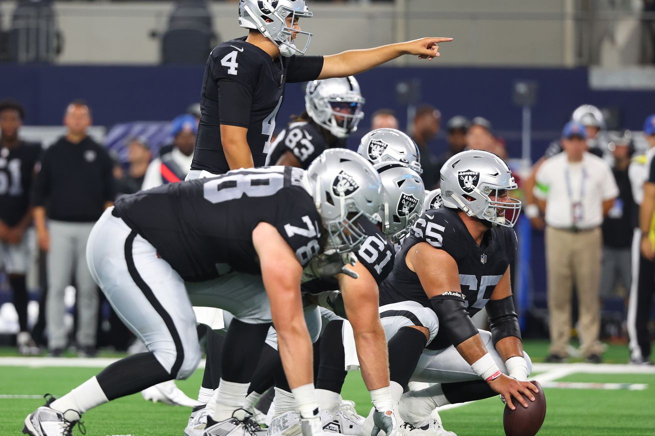 Las Vegas Raiders v Dallas Cowboys