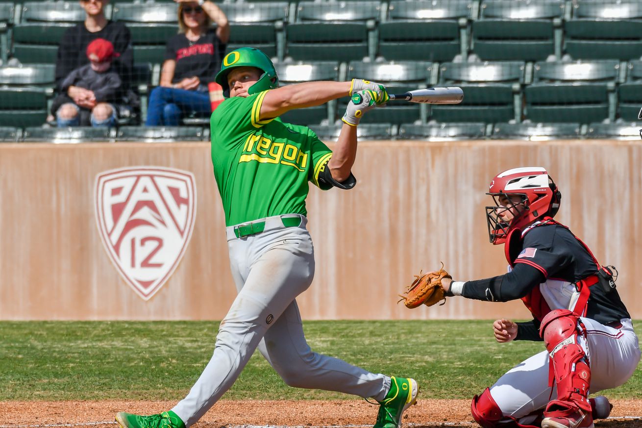 COLLEGE BASEBALL: MAR 13 Oregon at Stanford