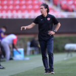 The CanMNT Head Coach Mauro Biello in Guadalajara, Mexico