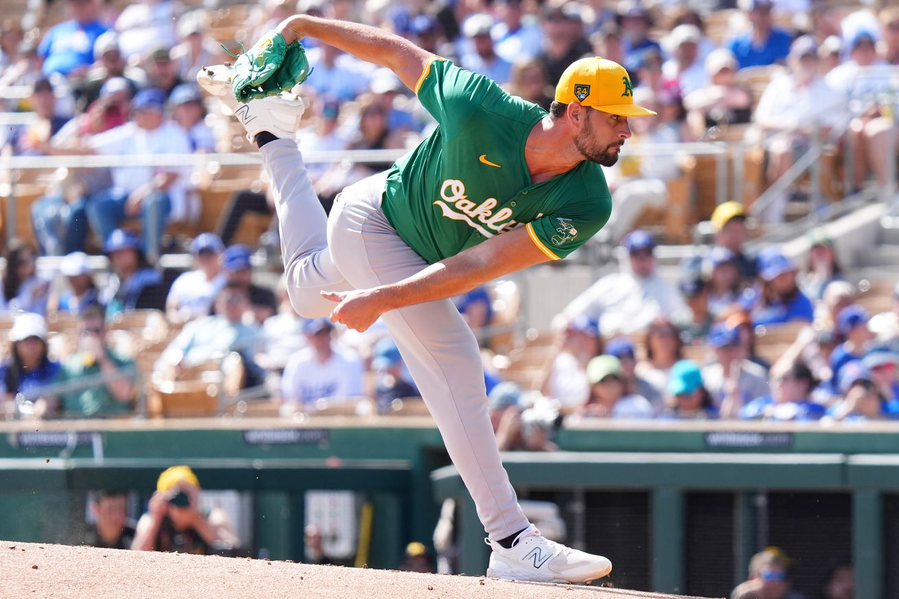 Oakland Athletics v Los Angeles Dodgers