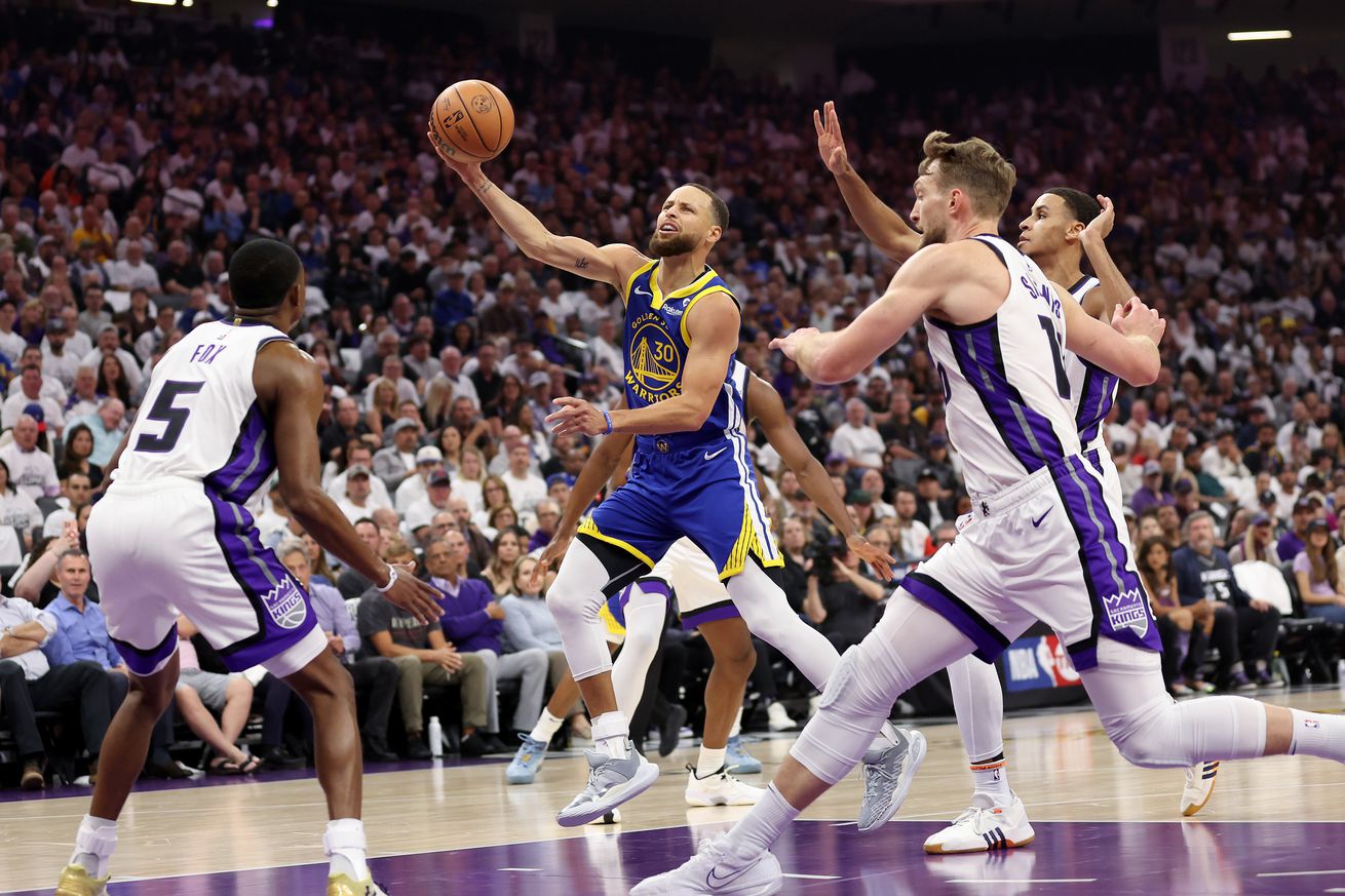 Steph Curry Golden State Warriors v Sacramento Kings - Play-In Tournament