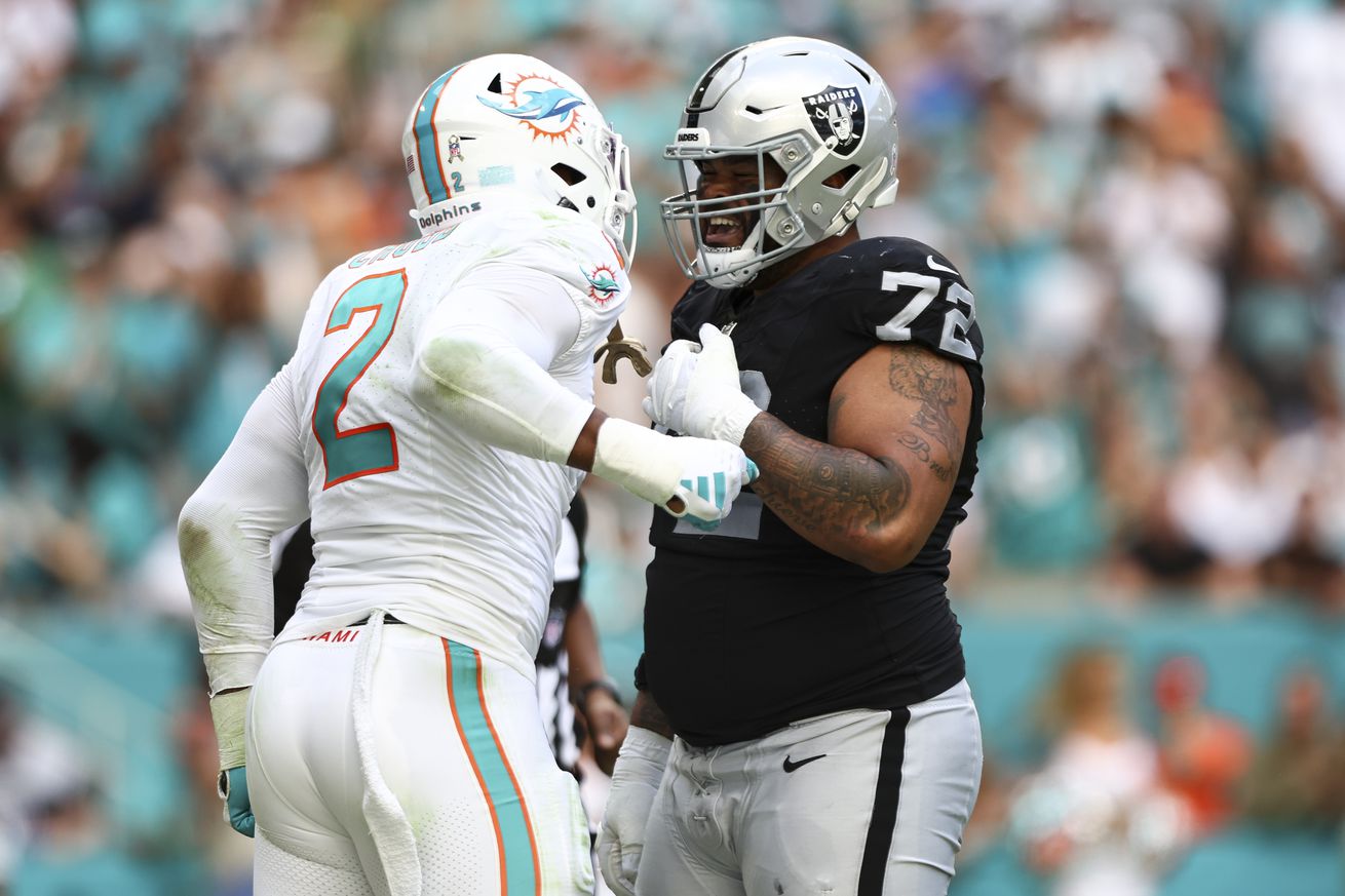 Las Vegas Raiders v Miami Dolphins