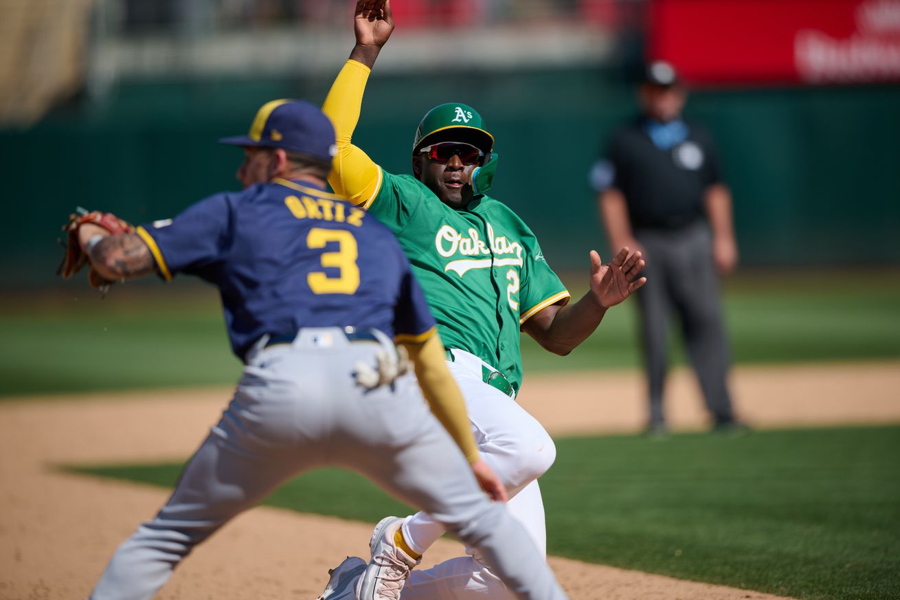 MLB: Milwaukee Brewers at Oakland Athletics