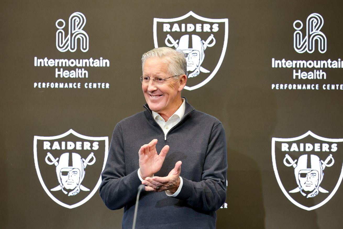 Las Vegas Raiders Introduce Pete Carroll As Head Coach, John Spytek As General Manager