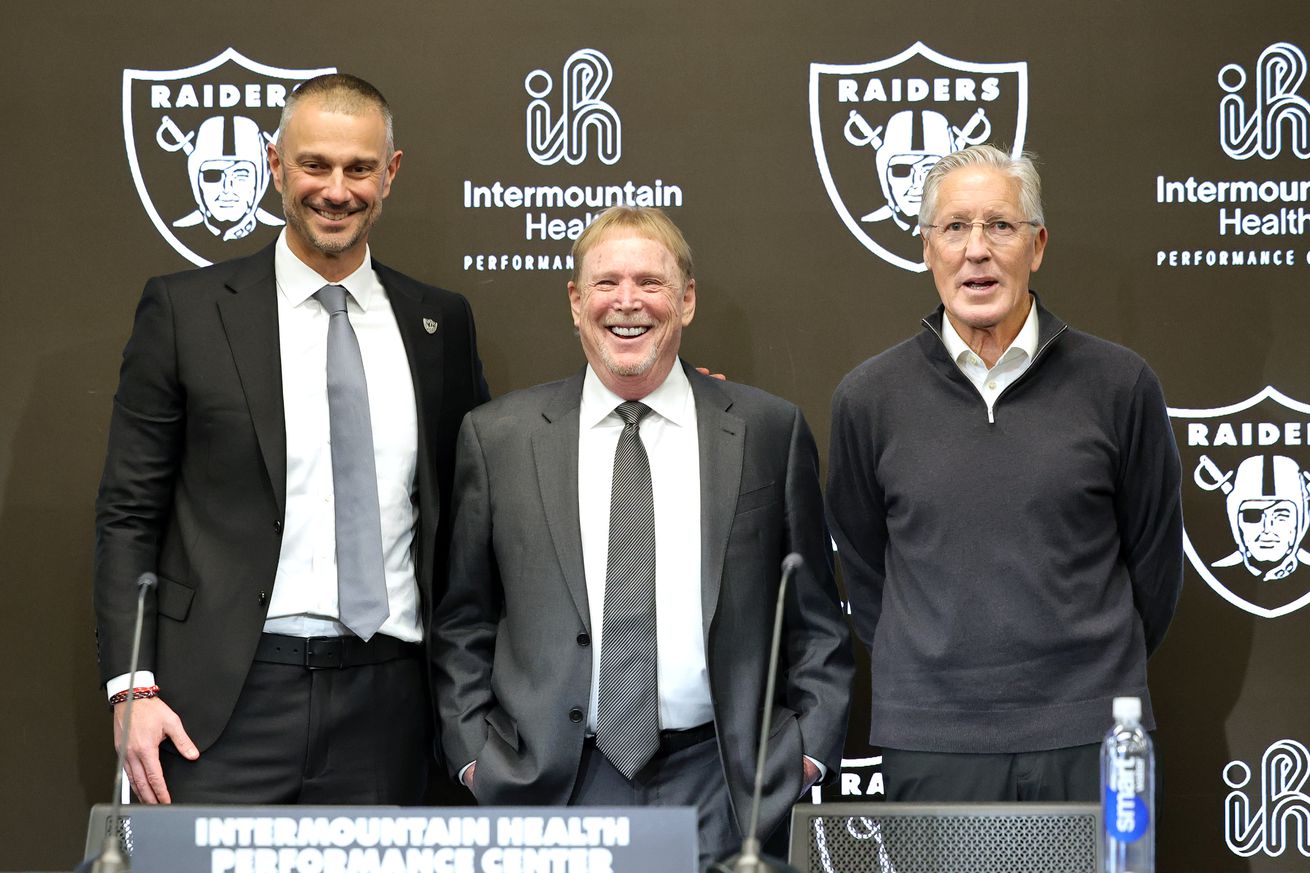 Las Vegas Raiders Introduce Pete Carroll As Head Coach, John Spytek As General Manager