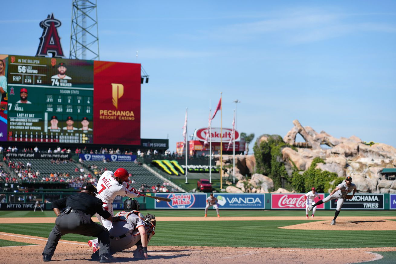 MLB: San Francisco Giants at Los Angeles Angels