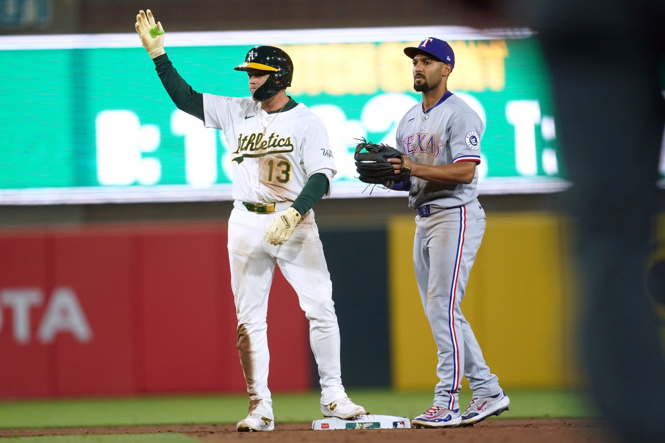 MLB: Texas Rangers at Athletics