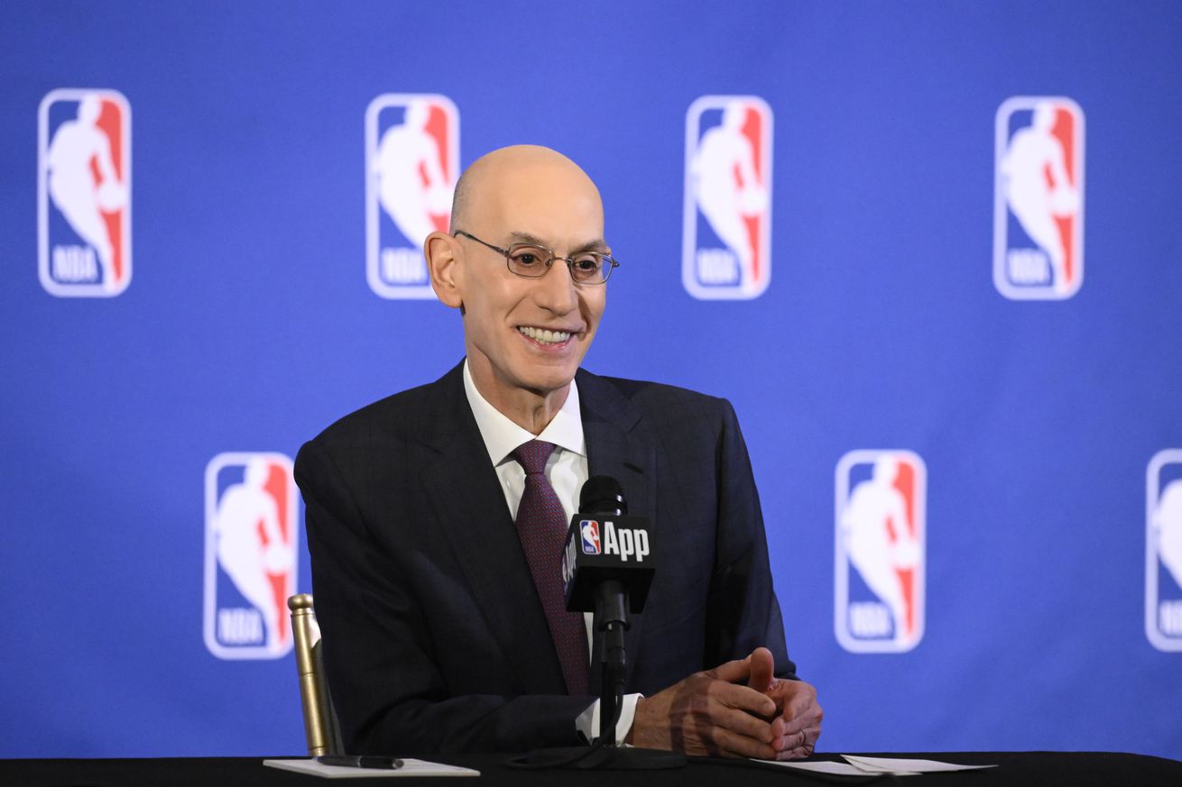 NBA Commissioner, Adam Silver and Secretary General of FIBA Andreas Zagklis Press Conference