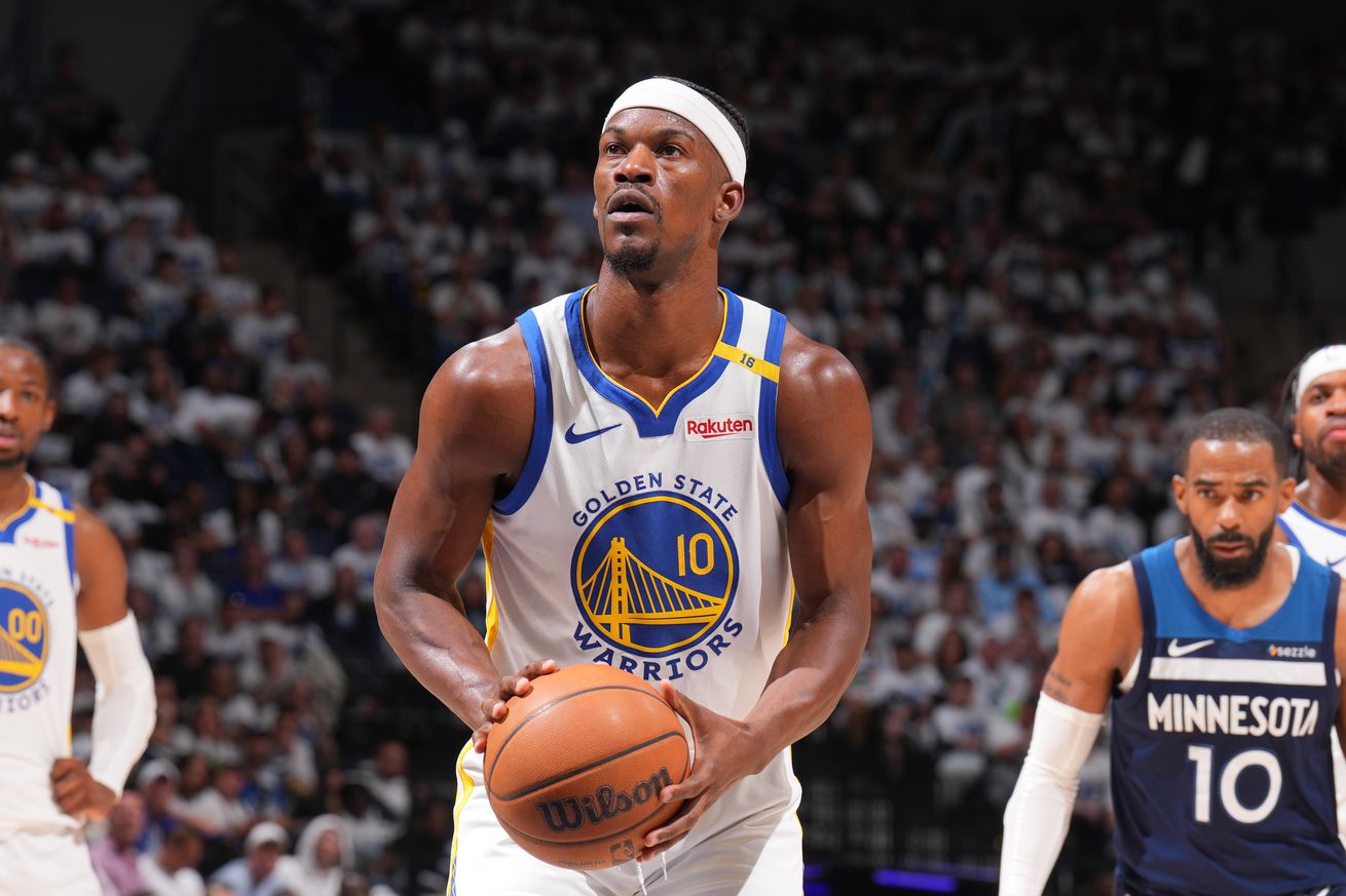 Jimmy Butler 2025 NBA Playoffs - Golden State Warriors v Minnesota Timberwolves - Game Two