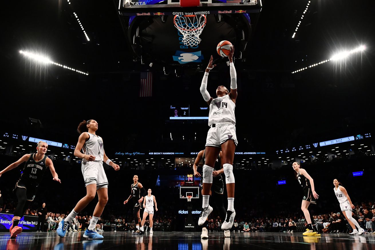 Temi Fagbenle Golden State Valkyries v New York Liberty