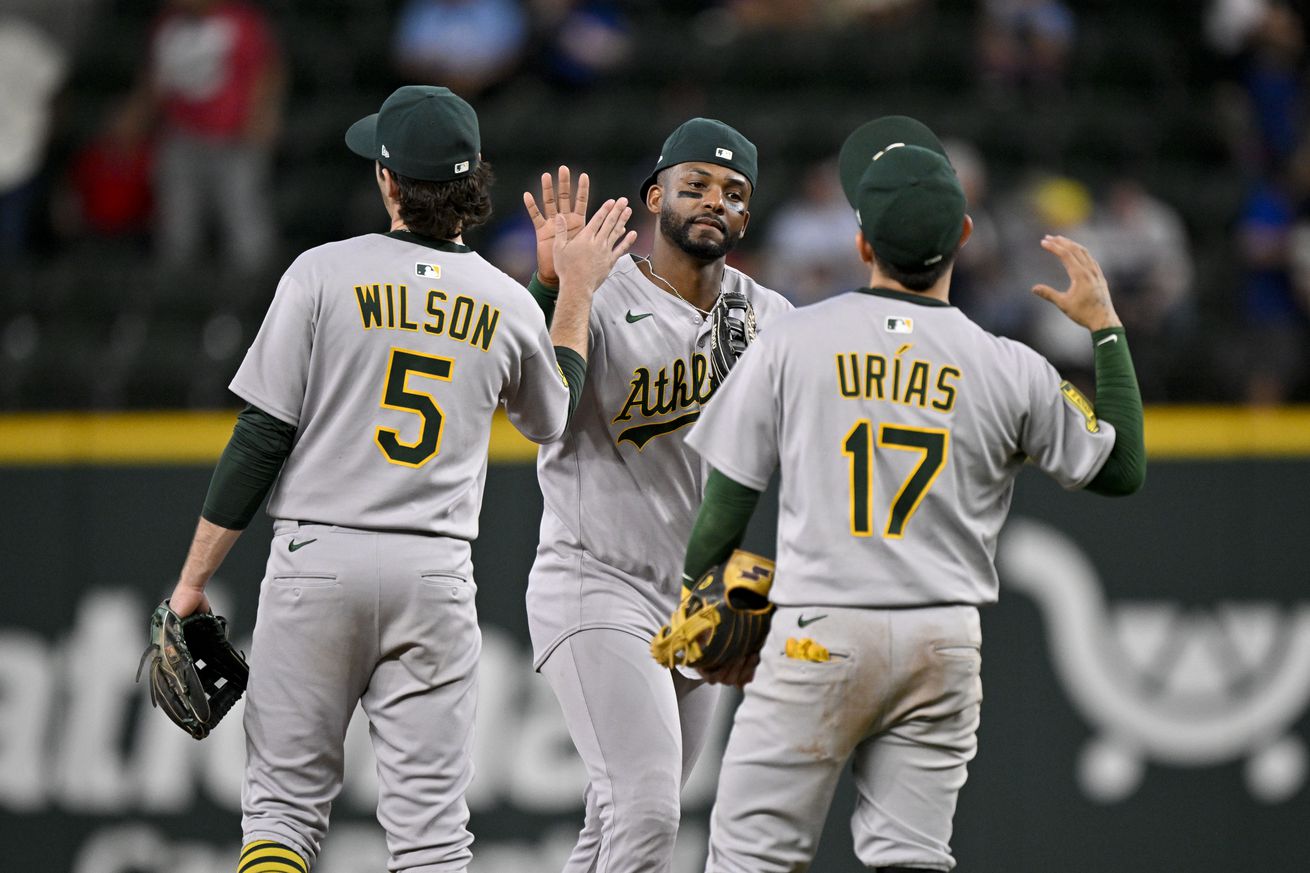 MLB: Athletics at Texas Rangers