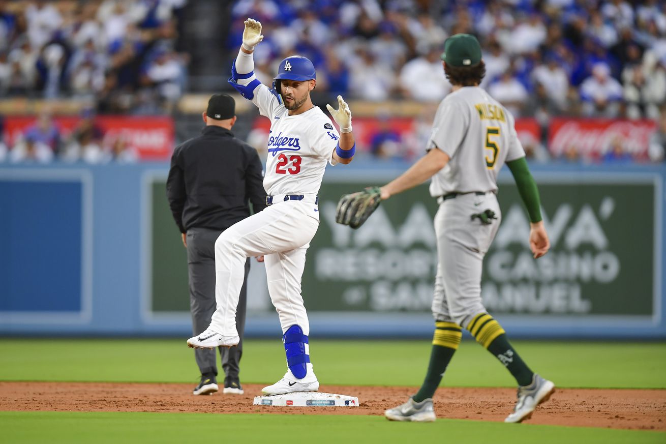 MLB: Athletics at Los Angeles Dodgers