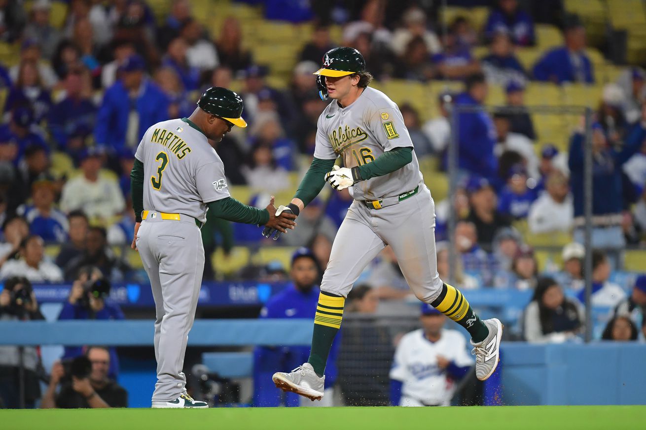 MLB: Athletics at Los Angeles Dodgers