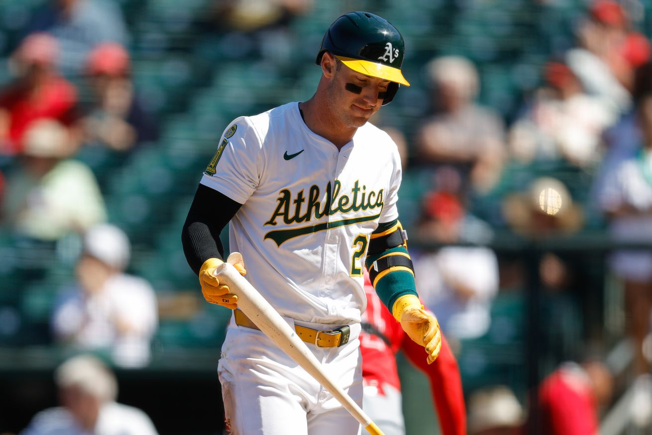 MLB: Los Angeles Angels at Athletics