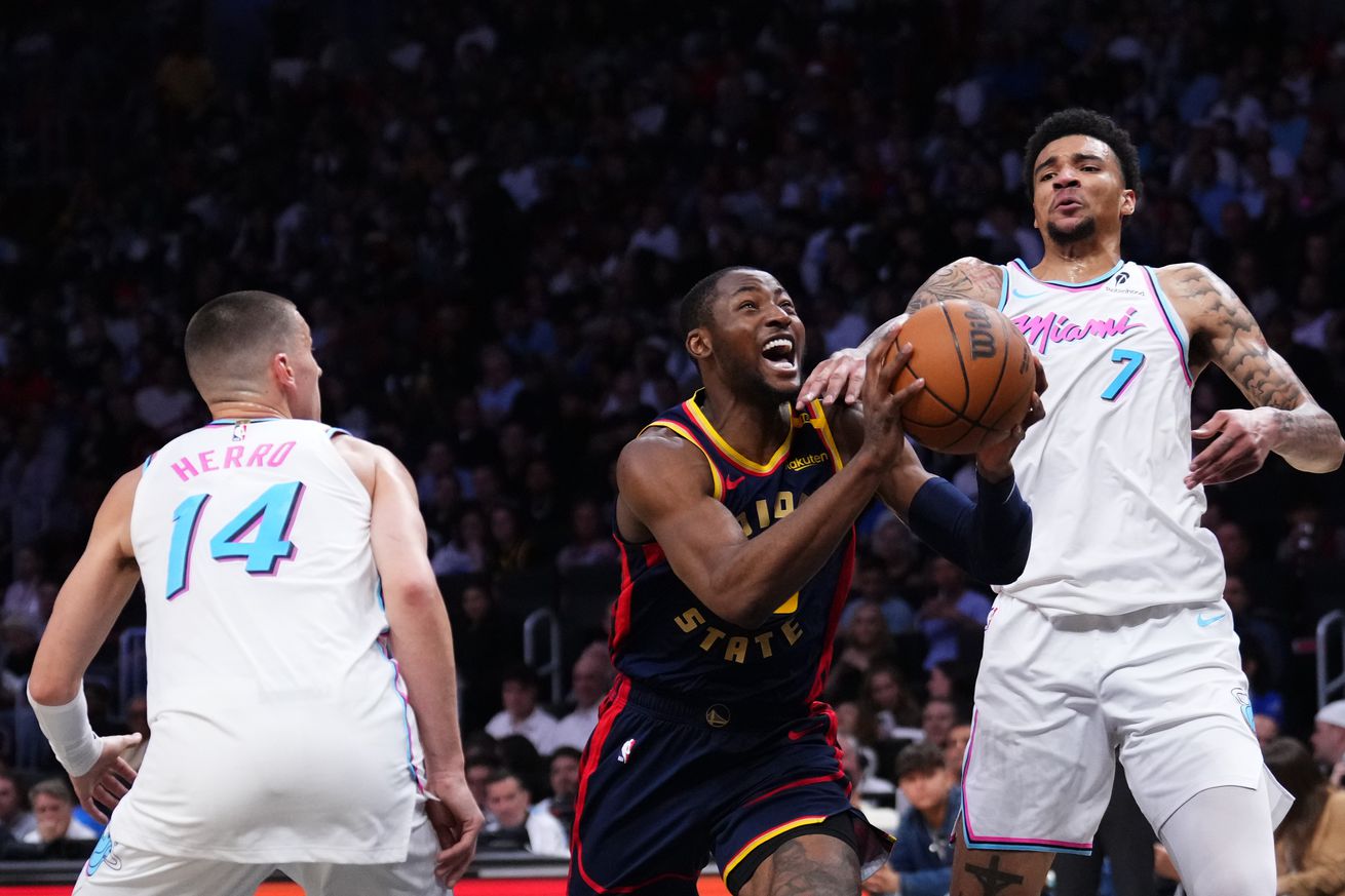 Jonathan Kuminga Golden State Warriors v Miami Heat