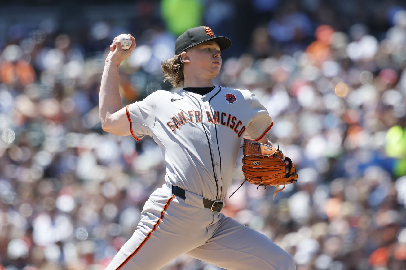 Hayden Birdsong throwing a pitch.