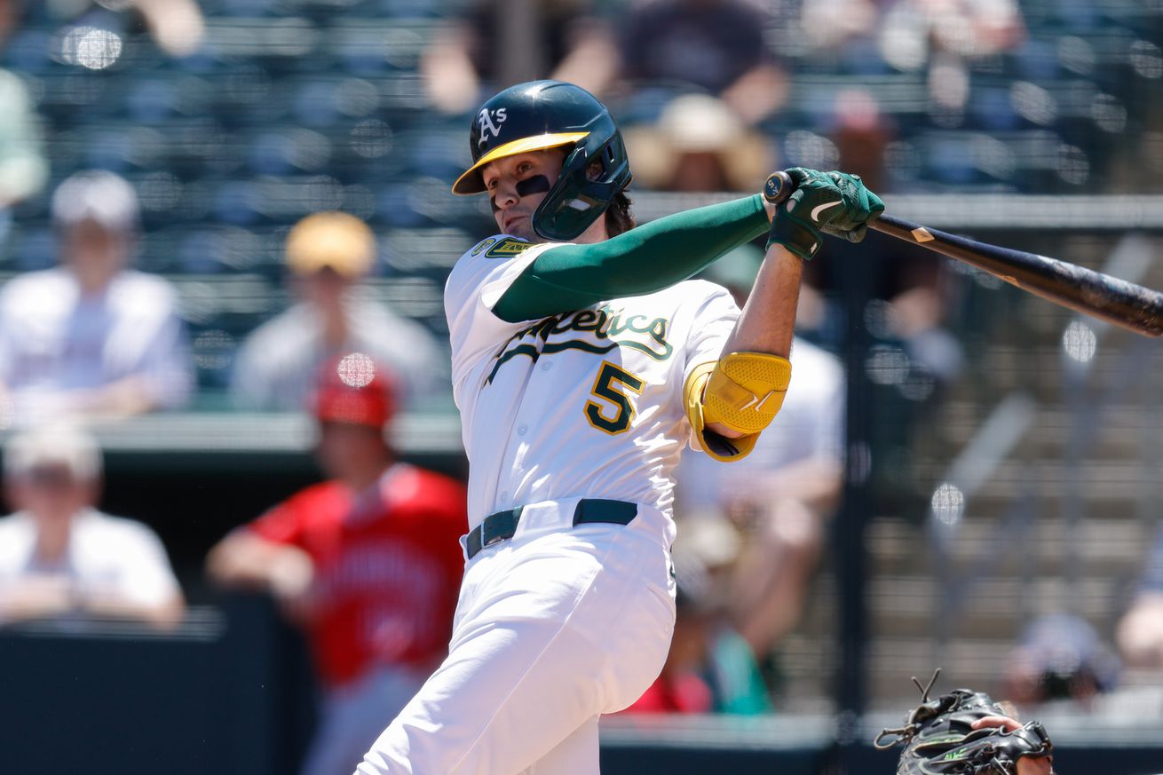 MLB: Los Angeles Angels at Athletics