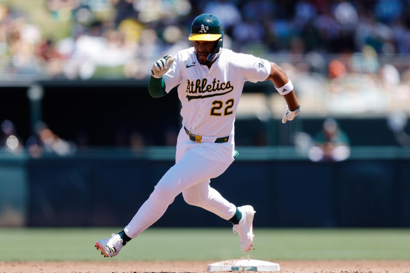 MLB: Los Angeles Angels at Athletics