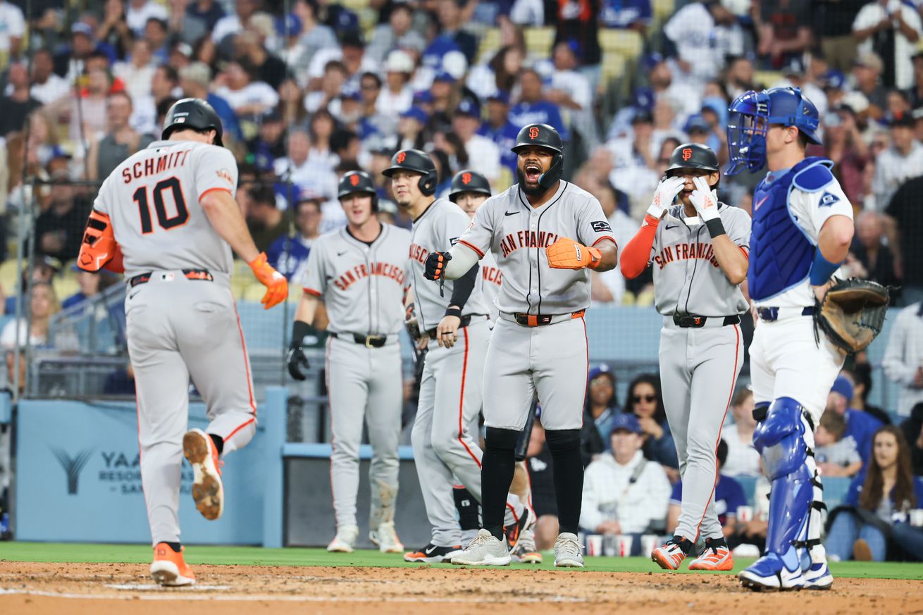 MLB: San Francisco Giants at Los Angeles Dodgers