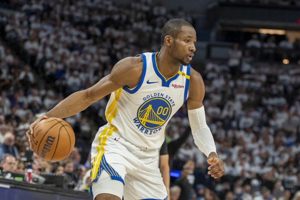 Golden State Warriors forward Jonathan Kuminga