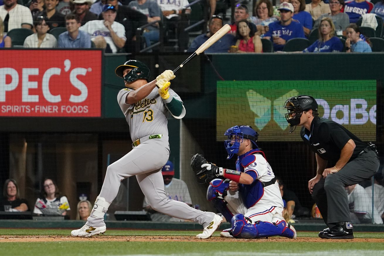 MLB: Athletics at Texas Rangers