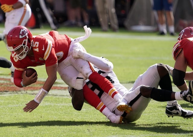 Maxx Crosby, Patrick Mahomes, Raiders, Chiefs